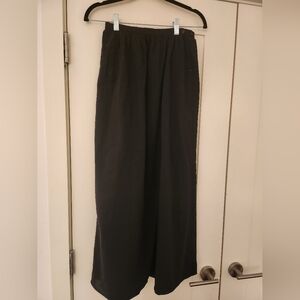 J. Crew Black Maxi Skirt